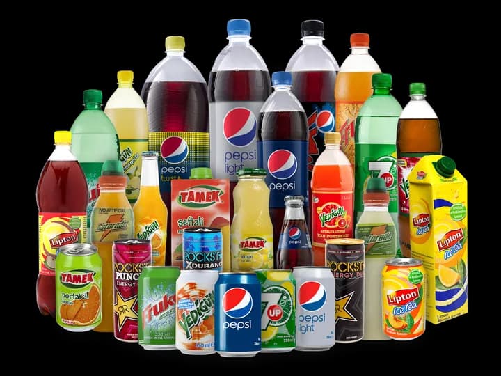 Bottled cold drinks
