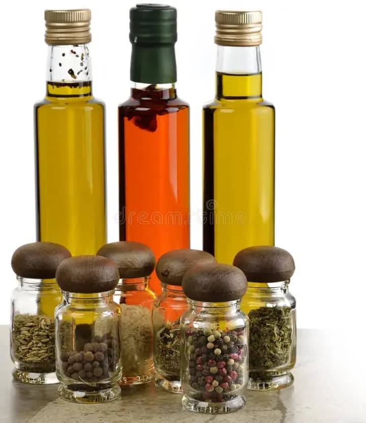 Cooking oil and spices