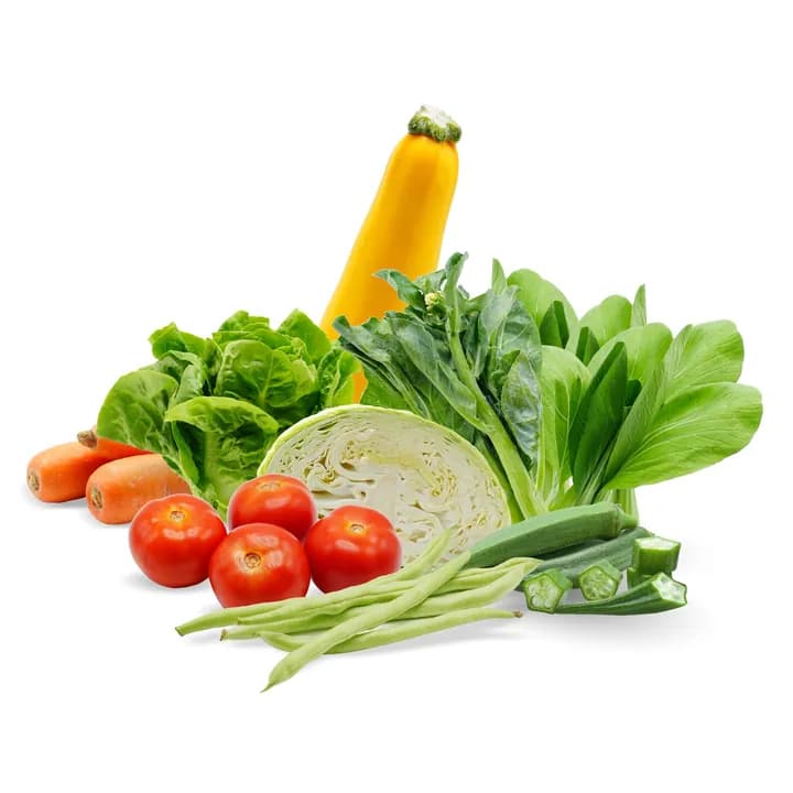 Assorted fresh vegetables