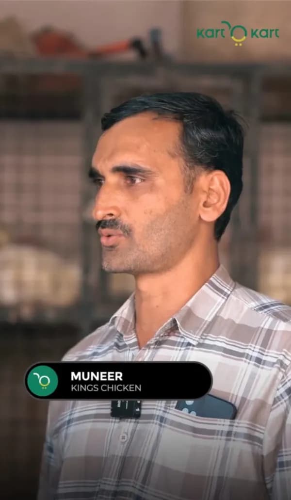 Muneer, Kings Chicken — KartoKart vendor